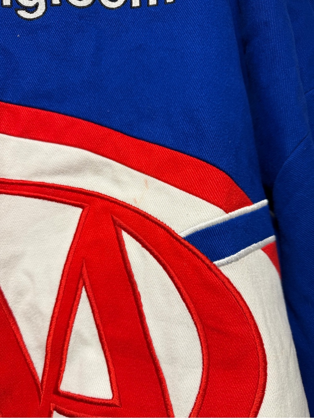 Mark Martin Men's Racing Jacket - Blue/White/Red - Picture 10 of 15